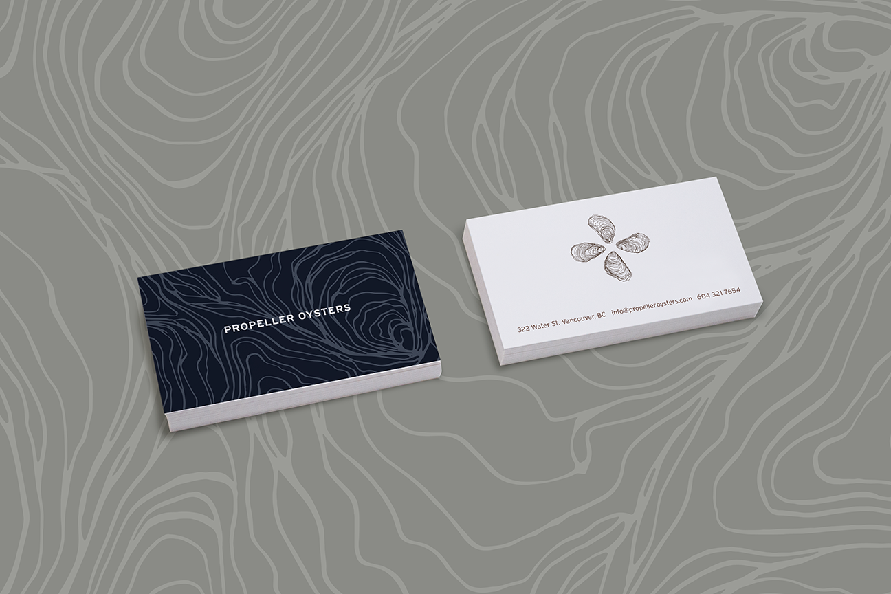 Propeller Oysters Business Cards