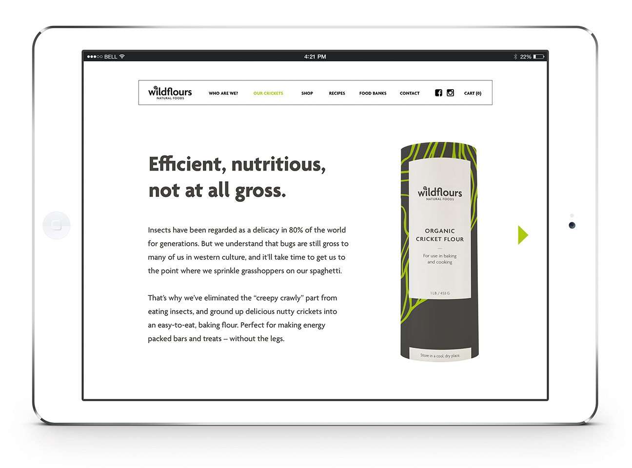 Wildflours Website